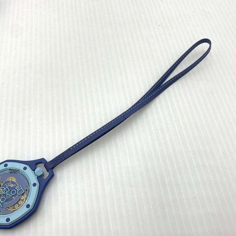 【中古品】【メンズ/レディース】 SWATCH スウォッチ × Audemars Piguet オーデマピゲ 別注 コラボ ROYAL POP LAN BA BLUE ロイヤル ポップ ランバ 時計 アクセサリー 197-260914-ko-03-teih カラー：ブルー 万代Net店