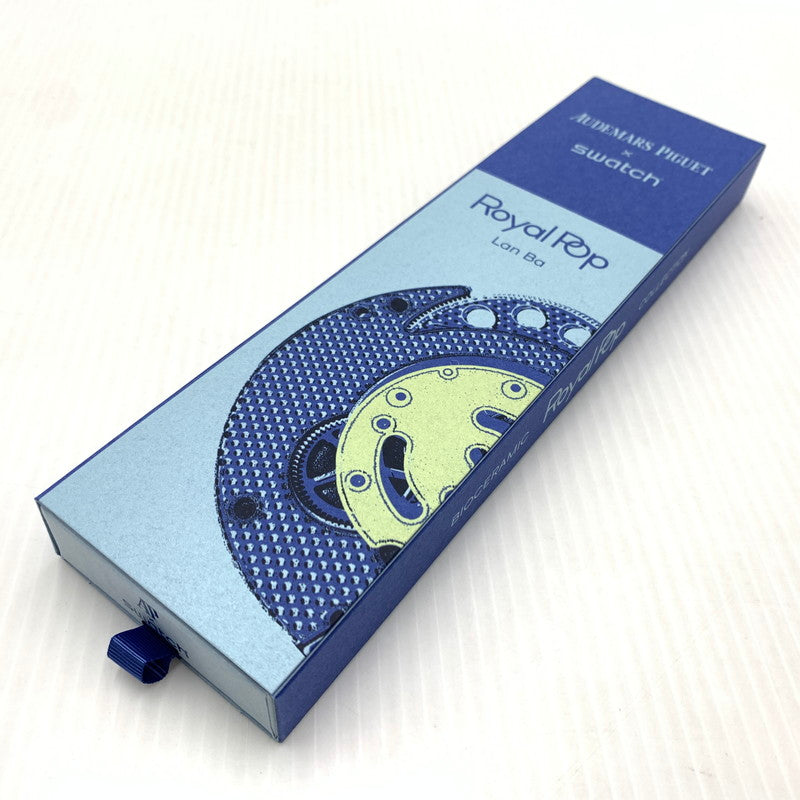 【中古品】【メンズ/レディース】 SWATCH スウォッチ × Audemars Piguet オーデマピゲ 別注 コラボ ROYAL POP LAN BA BLUE ロイヤル ポップ ランバ 時計 アクセサリー 197-260914-ko-03-teih カラー：ブルー 万代Net店