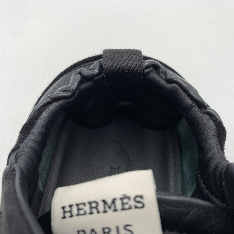 【中古品】【メンズ/レディース】 HERMES エルメス ジェット スニーカー 靴 シューズ 183-260914-ko-02-teih サイズ：36 カラー：ブラック 万代Net店