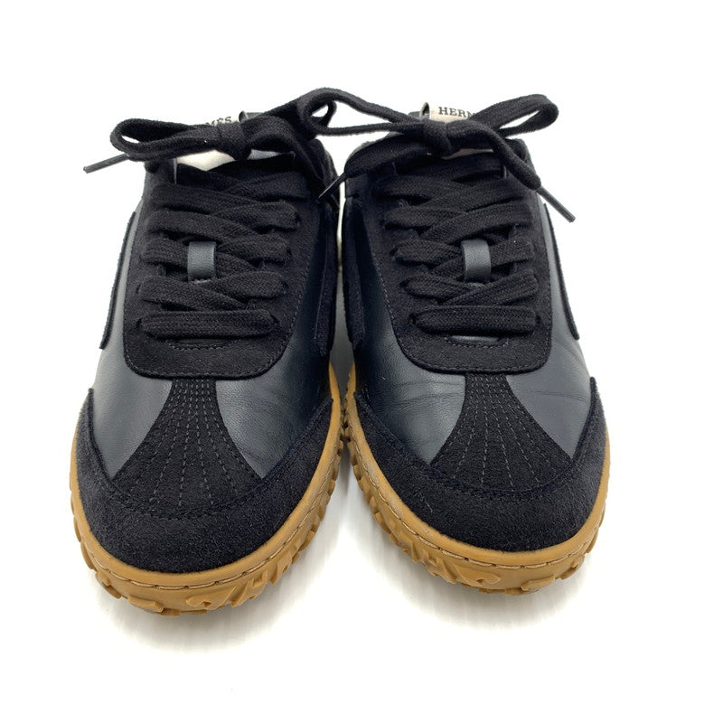 【中古品】【メンズ/レディース】 HERMES エルメス ジェット スニーカー 靴 シューズ 183-260914-ko-02-teih サイズ：36 カラー：ブラック 万代Net店