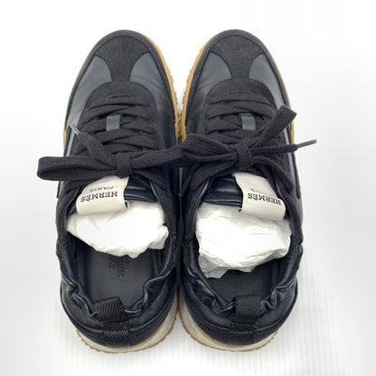 【中古品】【メンズ/レディース】 HERMES エルメス ジェット スニーカー 靴 シューズ 183-260914-ko-02-teih サイズ：36 カラー：ブラック 万代Net店