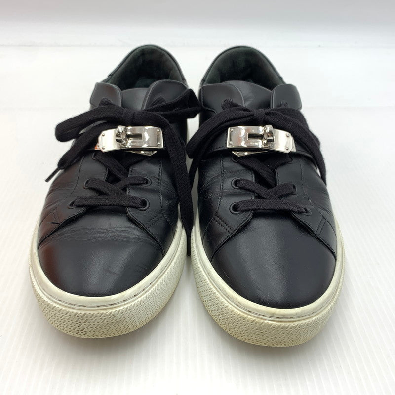 【現状渡し品】【メンズ】 HERMES エルメス デイ ストラップ スニーカー 靴 シューズ 182-260914-ko-01-teih サイズ：40 カラー：ブラック 万代Net店