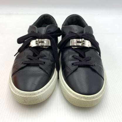【現状渡し品】【メンズ】 HERMES エルメス デイ ストラップ スニーカー 靴 シューズ 182-260914-ko-01-teih サイズ：40 カラー：ブラック 万代Net店