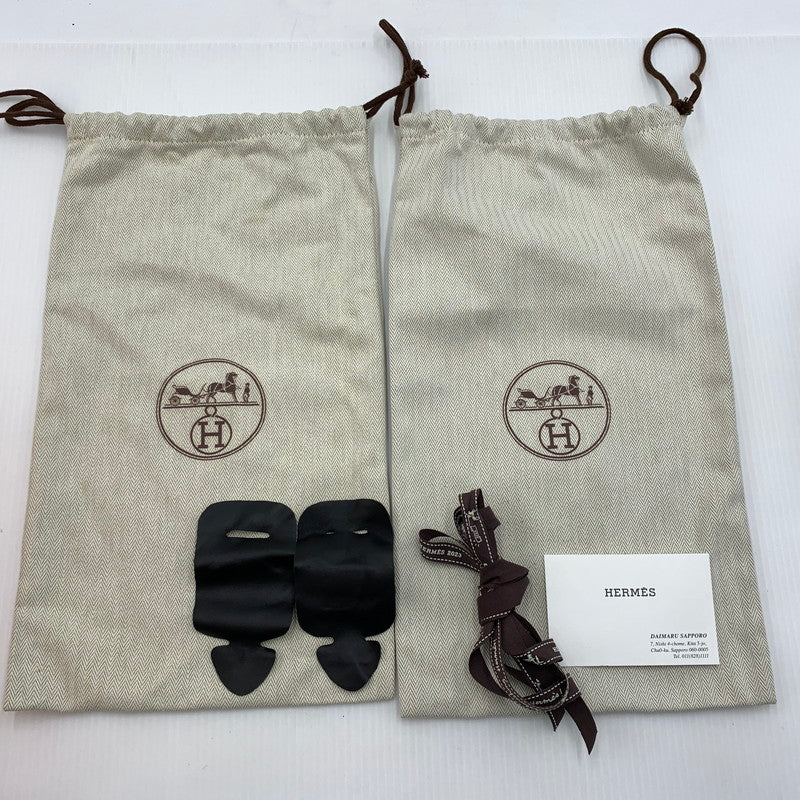 【現状渡し品】【メンズ】 HERMES エルメス デイ ストラップ スニーカー 靴 シューズ 182-260914-ko-01-teih サイズ：40 カラー：ブラック 万代Net店