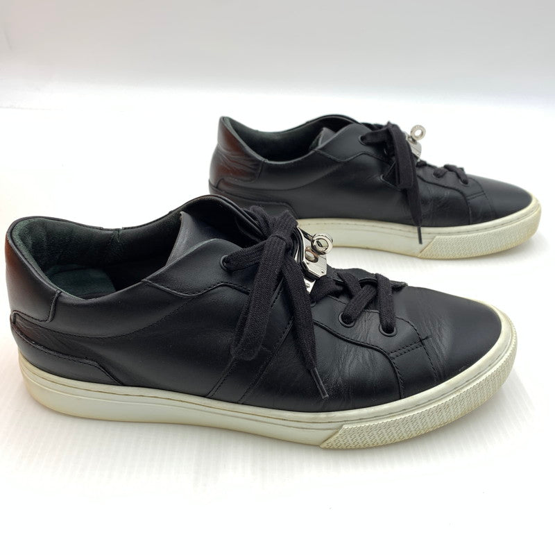 【現状渡し品】【メンズ】 HERMES エルメス デイ ストラップ スニーカー 靴 シューズ 182-260914-ko-01-teih サイズ：40 カラー：ブラック 万代Net店