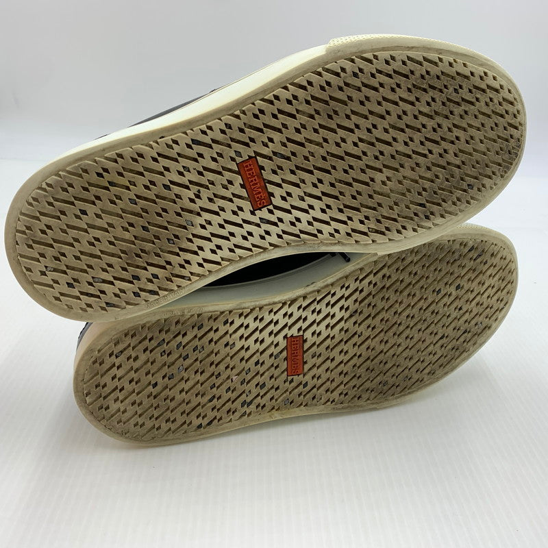 【現状渡し品】【メンズ】 HERMES エルメス デイ ストラップ スニーカー 靴 シューズ 182-260914-ko-01-teih サイズ：40 カラー：ブラック 万代Net店