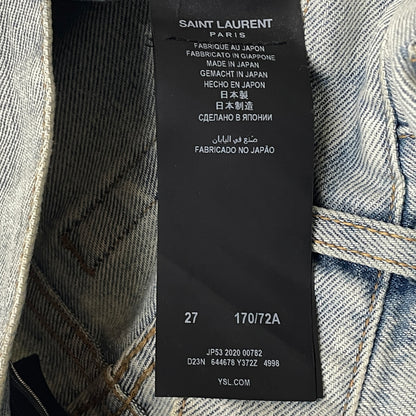 【中古品】【メンズ】 SAINT LAURENT サンローラン DENIM PANTS 644678 Y372Z デニム パンツ ボトムス ジーンズ 152-260913-sa-11-teih サイズ：27 カラー：インディゴ 万代Net店