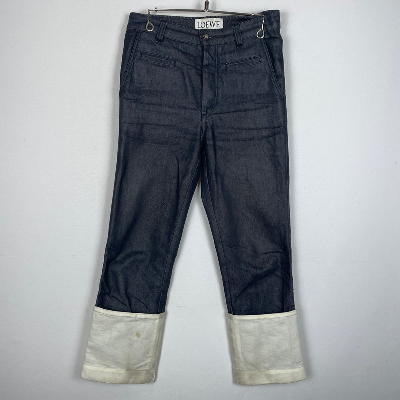 【中古品】【メンズ】 LOEWE ロエベ FISHERMAN DENIM PANTS S2262110IB フィッシャーマン デニム パンツ ボトムス ジーンズ 168-260913-sa-12-teih サイズ：34 カラー：インディゴ 万代Net店