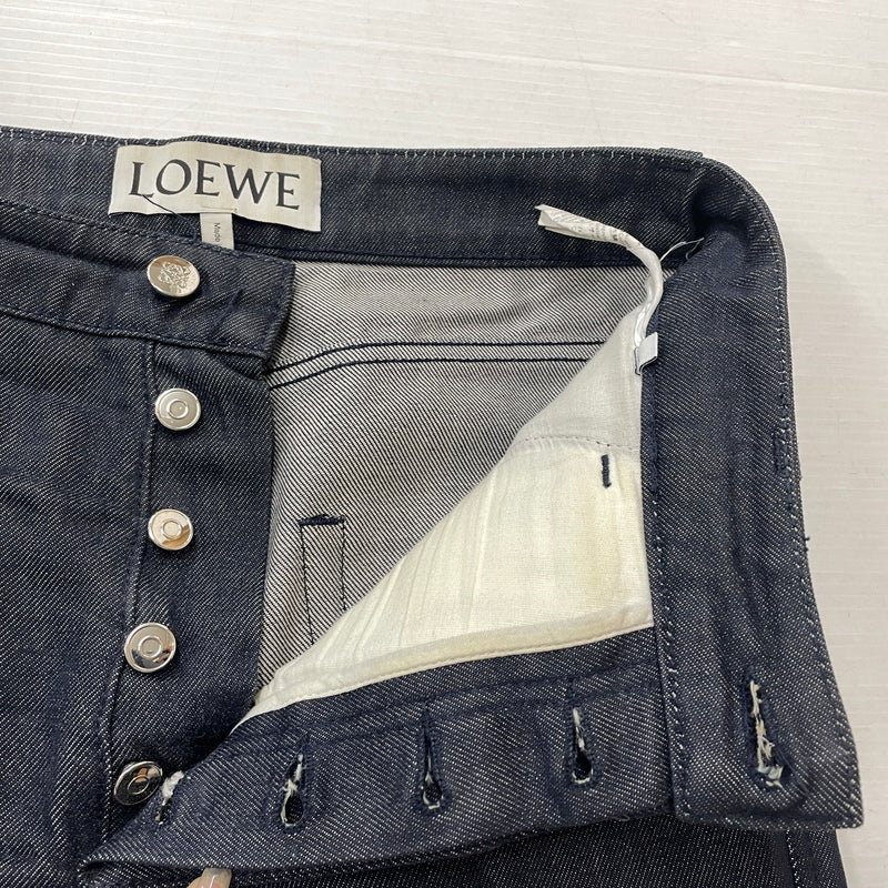 【中古品】【メンズ】 LOEWE ロエベ FISHERMAN DENIM PANTS S2262110IB フィッシャーマン デニム パンツ ボトムス ジーンズ 168-260913-sa-12-teih サイズ：34 カラー：インディゴ 万代Net店