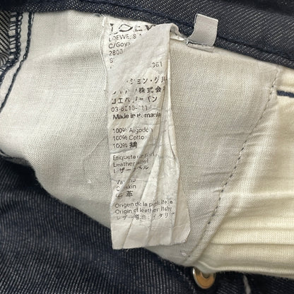 【中古品】【メンズ】 LOEWE ロエベ FISHERMAN DENIM PANTS S2262110IB フィッシャーマン デニム パンツ ボトムス ジーンズ 168-260913-sa-12-teih サイズ：34 カラー：インディゴ 万代Net店