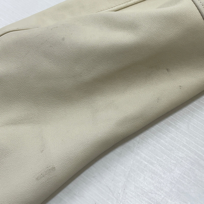 【中古品】【メンズ】 JACKROSE ジャックローズ RAM LEATHER RIDERS JACKET ラム レザー ライダース ジャケット アウター 147-260913-sa-08-teih サイズ：4 カラー：ホワイト 万代Net店