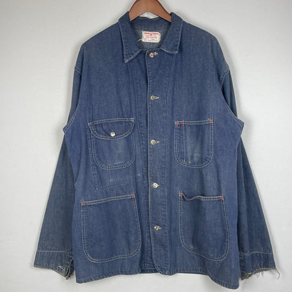 【中古品】【メンズ】 BROTHERHOOD ブラザー フッド 50’s ~ 60’s VINTAGE DENIM COVERALLS 50 ～ 60年代 ヴィンテージ デニム カバーオール アウター 145-260913-sa-02-teih サイズ：不明 カラー：インディゴ 万代Net店