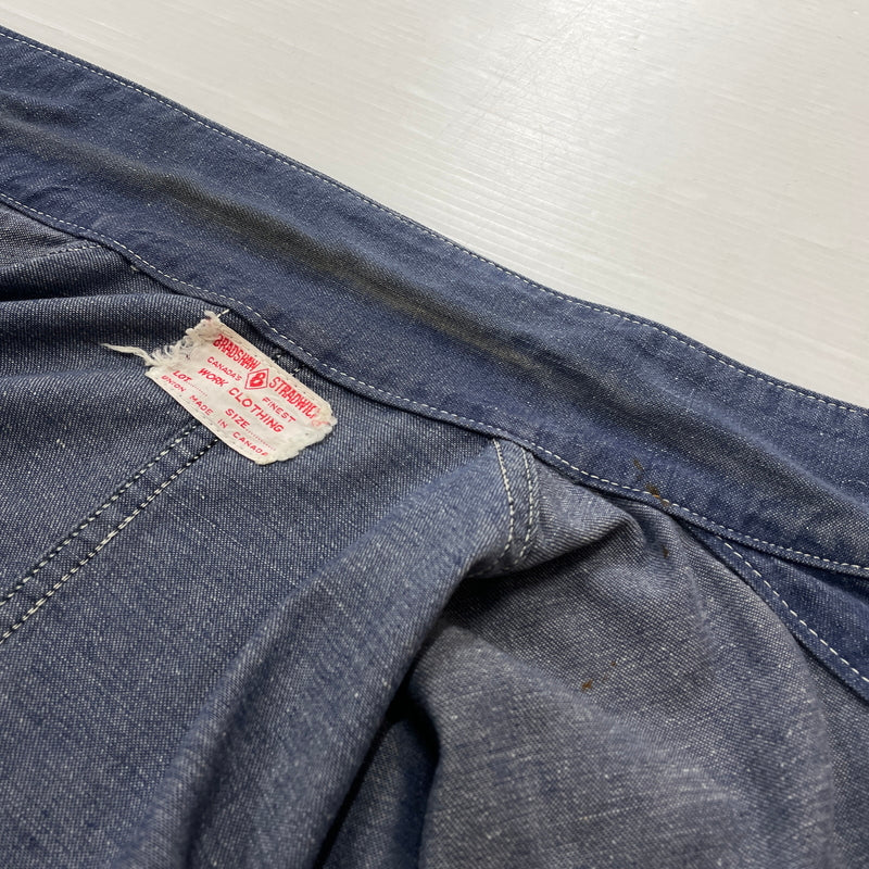 【中古品】【メンズ】 BROTHERHOOD ブラザー フッド 50’s ~ 60’s VINTAGE DENIM COVERALLS 50 ～ 60年代 ヴィンテージ デニム カバーオール アウター 145-260913-sa-02-teih サイズ：不明 カラー：インディゴ 万代Net店