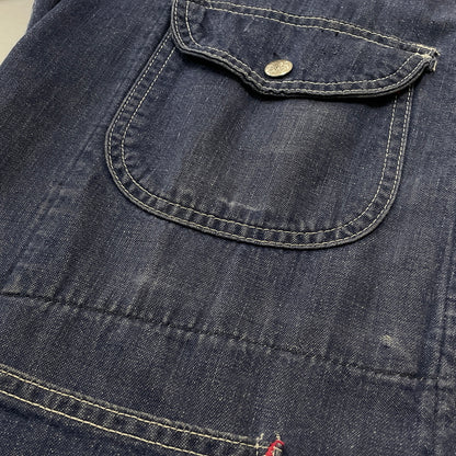 【中古品】【メンズ】 BROTHERHOOD ブラザー フッド 50’s ~ 60’s VINTAGE DENIM COVERALLS 50 ～ 60年代 ヴィンテージ デニム カバーオール アウター 145-260913-sa-02-teih サイズ：不明 カラー：インディゴ 万代Net店