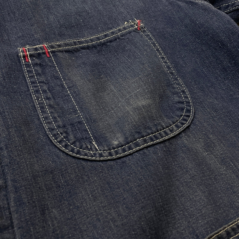 【中古品】【メンズ】 BROTHERHOOD ブラザー フッド 50’s ~ 60’s VINTAGE DENIM COVERALLS 50 ～ 60年代 ヴィンテージ デニム カバーオール アウター 145-260913-sa-02-teih サイズ：不明 カラー：インディゴ 万代Net店