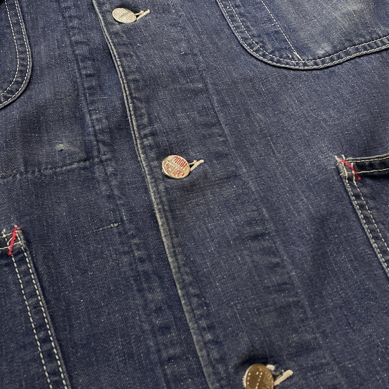 【中古品】【メンズ】 BROTHERHOOD ブラザー フッド 50’s ~ 60’s VINTAGE DENIM COVERALLS 50 ～ 60年代 ヴィンテージ デニム カバーオール アウター 145-260913-sa-02-teih サイズ：不明 カラー：インディゴ 万代Net店