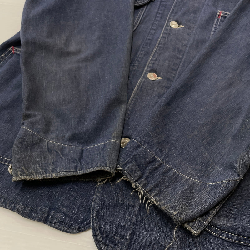 【中古品】【メンズ】 BROTHERHOOD ブラザー フッド 50’s ~ 60’s VINTAGE DENIM COVERALLS 50 ～ 60年代 ヴィンテージ デニム カバーオール アウター 145-260913-sa-02-teih サイズ：不明 カラー：インディゴ 万代Net店