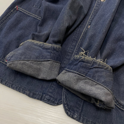 【中古品】【メンズ】 BROTHERHOOD ブラザー フッド 50’s ~ 60’s VINTAGE DENIM COVERALLS 50 ～ 60年代 ヴィンテージ デニム カバーオール アウター 145-260913-sa-02-teih サイズ：不明 カラー：インディゴ 万代Net店