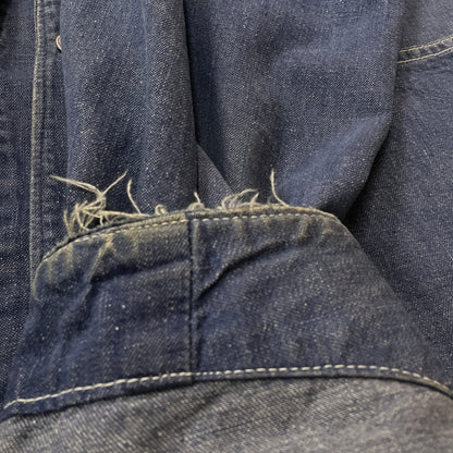 【中古品】【メンズ】 BROTHERHOOD ブラザー フッド 50’s ~ 60’s VINTAGE DENIM COVERALLS 50 ～ 60年代 ヴィンテージ デニム カバーオール アウター 145-260913-sa-02-teih サイズ：不明 カラー：インディゴ 万代Net店