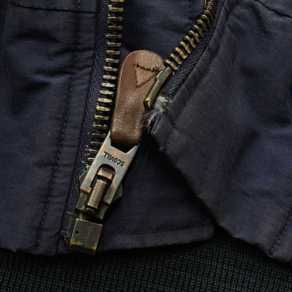 【現状渡し品】【メンズ】 POLO RALPH LAUREN ポロ ラルフ ローレン 90's MA-1 JACKET 90年代 エムエーワン ジャケット アウター 145-260913-sa-05-teih サイズ：XL カラー：ネイビー 万代Net店