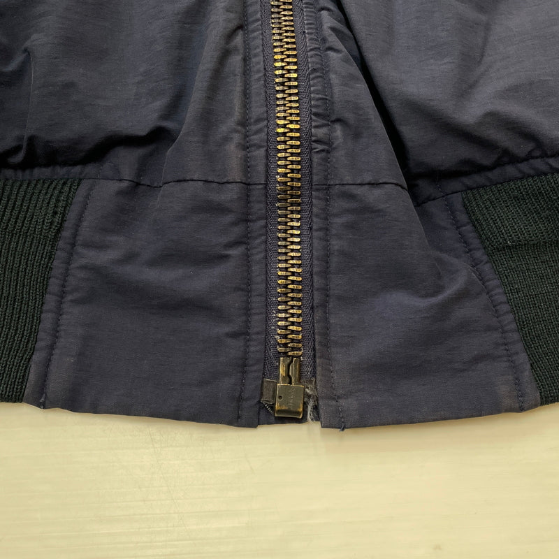 【現状渡し品】【メンズ】 POLO RALPH LAUREN ポロ ラルフ ローレン 90's MA-1 JACKET 90年代 エムエーワン ジャケット アウター 145-260913-sa-05-teih サイズ：XL カラー：ネイビー 万代Net店