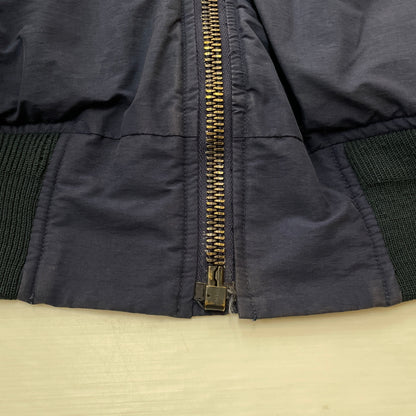 【現状渡し品】【メンズ】 POLO RALPH LAUREN ポロ ラルフ ローレン 90's MA-1 JACKET 90年代 エムエーワン ジャケット アウター 145-260913-sa-05-teih サイズ：XL カラー：ネイビー 万代Net店
