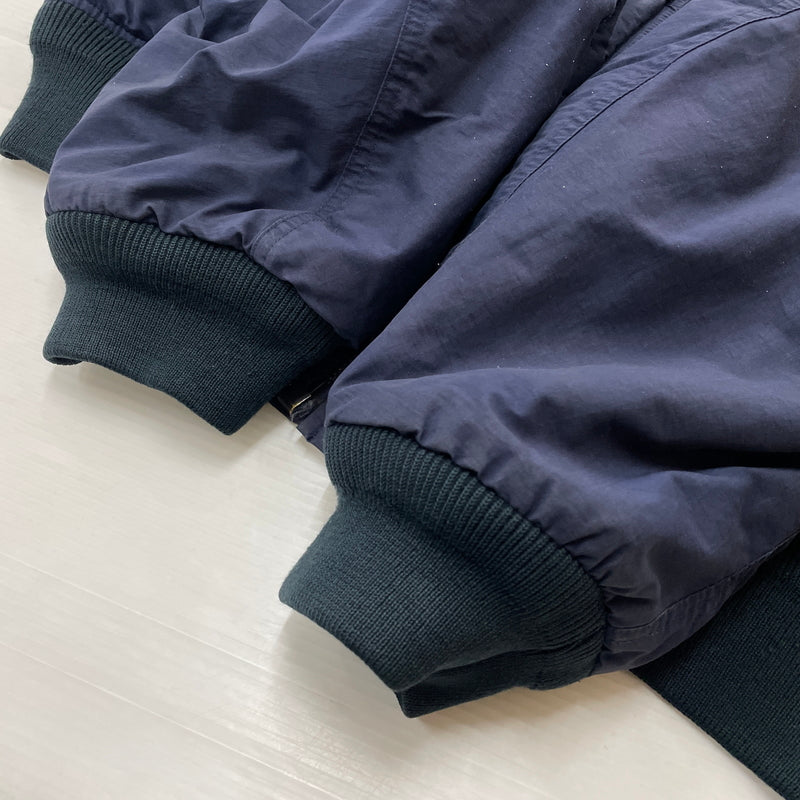【現状渡し品】【メンズ】 POLO RALPH LAUREN ポロ ラルフ ローレン 90's MA-1 JACKET 90年代 エムエーワン ジャケット アウター 145-260913-sa-05-teih サイズ：XL カラー：ネイビー 万代Net店