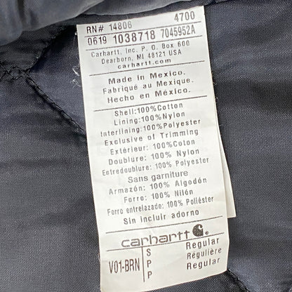 【中古品】【メンズ】 CARHARTT カーハート DUCK VEST ARCTIC QUILT LINED V01-BRN ダック ベスト アークティック ラインド トップス 145-260915-sa-15-teih サイズ：S カラー：ブラウン 万代Net店