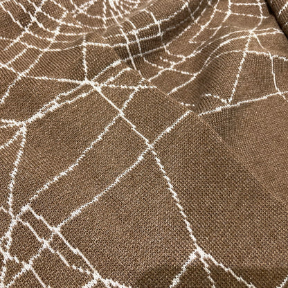 【中古品】【メンズ】 LFYT ラファイエット SPIDERWEB SWEATER LA240401 スパイダーウェブ セーター 長袖 トップス ニット 142-260915-yo-11-teih サイズ：L カラー：ブラウン 万代Net店