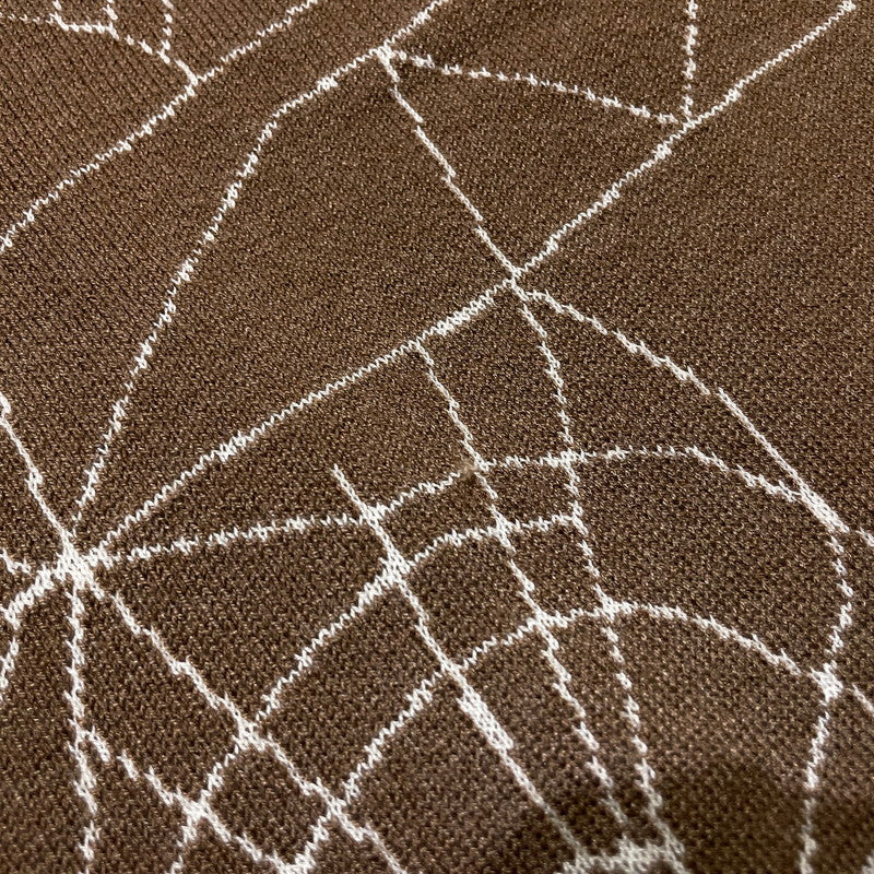 【中古品】【メンズ】 LFYT ラファイエット SPIDERWEB SWEATER LA240401 スパイダーウェブ セーター 長袖 トップス ニット 142-260915-yo-11-teih サイズ：L カラー：ブラウン 万代Net店