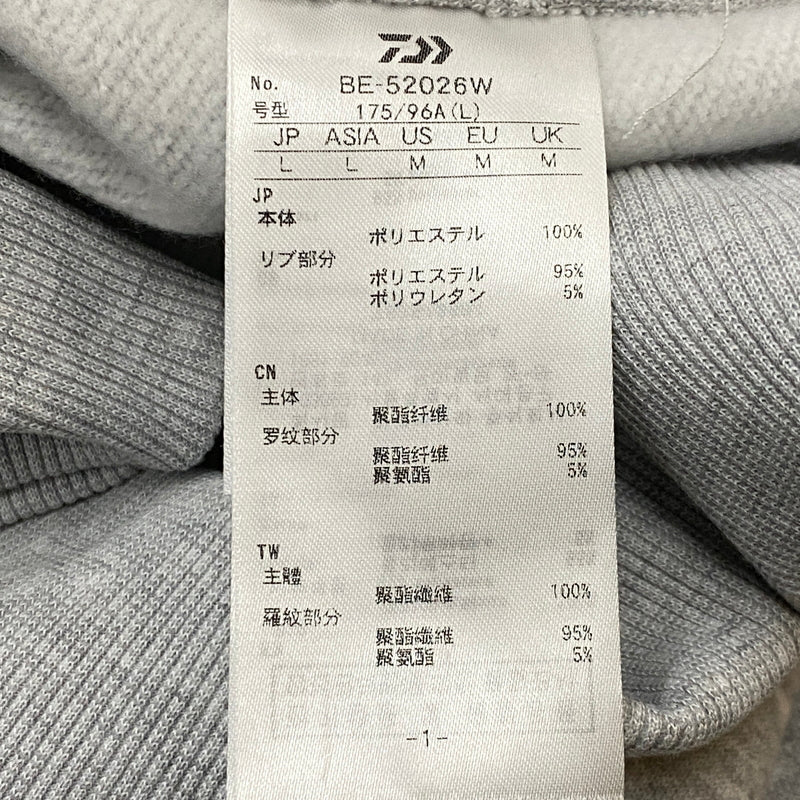 【中古品】【メンズ】 DAIWA PIER39 ダイワ ピアサーティナイン TECH SWEAT HOODIE BE-52026W テック スウェット フーディー 長袖 トップス プルーオーバーパーカー 144-260915-sa-10-teih サイズ：L カラー：グレー 万代Net店