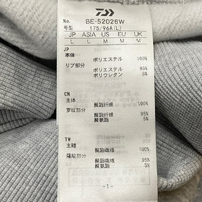 【中古品】【メンズ】 DAIWA PIER39 ダイワ ピアサーティナイン TECH SWEAT HOODIE BE-52026W テック スウェット フーディー 長袖 トップス プルーオーバーパーカー 144-260915-sa-10-teih サイズ：L カラー：グレー 万代Net店