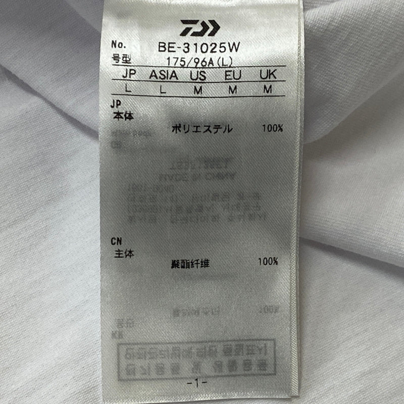 【中古品】【メンズ】 DAIWA PIER39 ダイワ ピアサーティナイン TECH DRAWSTRING TEE L/S BE-31025W テック ドローストリング Tシャツ ロングスリーブ 長袖 トップス 144-260915-sa-06-teih サイズ：L カラー：ホワイト 万代Net店