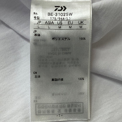 【中古品】【メンズ】 DAIWA PIER39 ダイワ ピアサーティナイン TECH DRAWSTRING TEE L/S BE-31025W テック ドローストリング Tシャツ ロングスリーブ 長袖 トップス 144-260915-sa-06-teih サイズ：L カラー：ホワイト 万代Net店