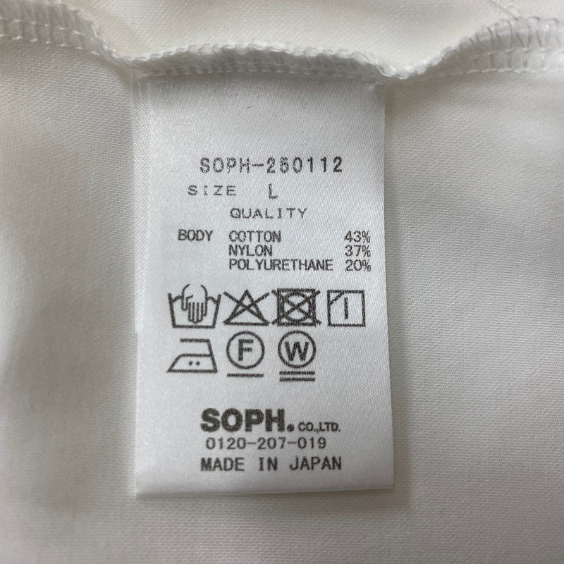 【中古品】【メンズ】 SOPHNET. ソフネット SCORPION WIDE S/S TEE SOPH-250112 スコーピオン ワイド ショートスリーブTシャツ 半袖トップス 142-261019-ss-02-teih サイズ：L カラー：ホワイト 万代Net店