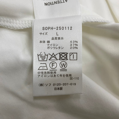 【中古品】【メンズ】 SOPHNET. ソフネット SCORPION WIDE S/S TEE SOPH-250112 スコーピオン ワイド ショートスリーブTシャツ 半袖トップス 142-261019-ss-02-teih サイズ：L カラー：ホワイト 万代Net店
