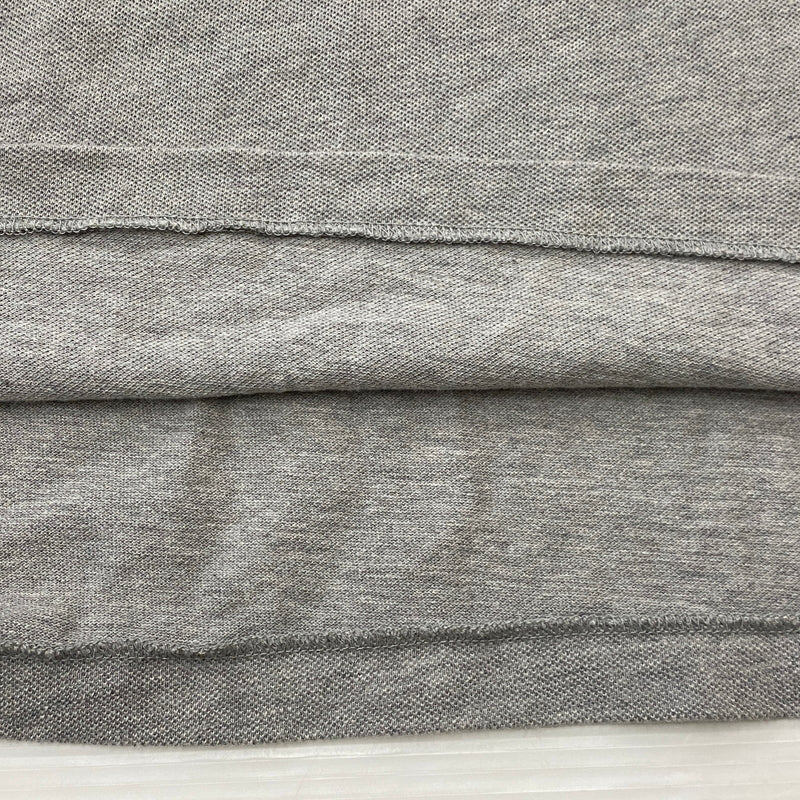 【中古品】【メンズ】 PLAY COMME DES GARCONS プレイコムデギャルソン HEART LOGO S/S SHIRT AX-T078 25SS ハート 刺繍 ロゴ ショートスリーブ ポロシャツ 半袖 トップス 140-260915-sa-08-teih サイズ：S カラー：グレー 万代Net店