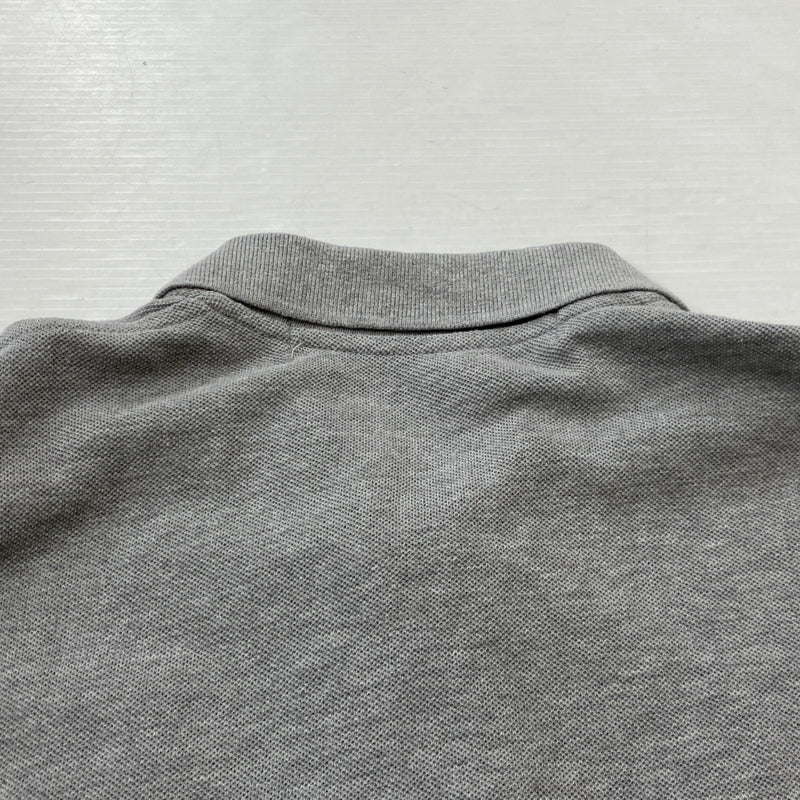 【中古品】【メンズ】 PLAY COMME DES GARCONS プレイコムデギャルソン HEART LOGO S/S SHIRT AX-T078 25SS ハート 刺繍 ロゴ ショートスリーブ ポロシャツ 半袖 トップス 140-260915-sa-08-teih サイズ：S カラー：グレー 万代Net店