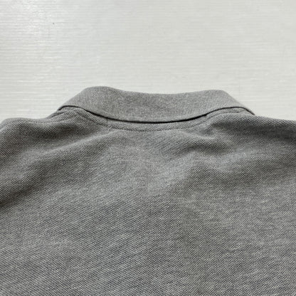 【中古品】【メンズ】 PLAY COMME DES GARCONS プレイコムデギャルソン HEART LOGO S/S SHIRT AX-T078 25SS ハート 刺繍 ロゴ ショートスリーブ ポロシャツ 半袖 トップス 140-260915-sa-08-teih サイズ：S カラー：グレー 万代Net店