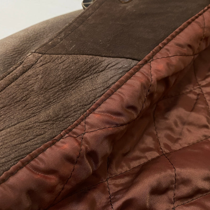 【現状渡し品】【メンズ】 BUGLE BOY ビューグル ボーイ LEATHER JACKET レザー ジャケット アウター 145-260915-sa-14-teih サイズ：M カラー：ブラウン 万代Net店