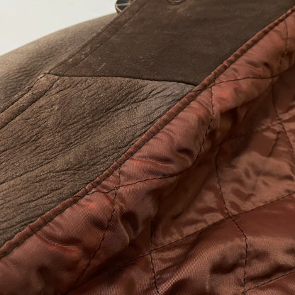 【現状渡し品】【メンズ】 BUGLE BOY ビューグル ボーイ LEATHER JACKET レザー ジャケット アウター 145-260915-sa-14-teih サイズ：M カラー：ブラウン 万代Net店