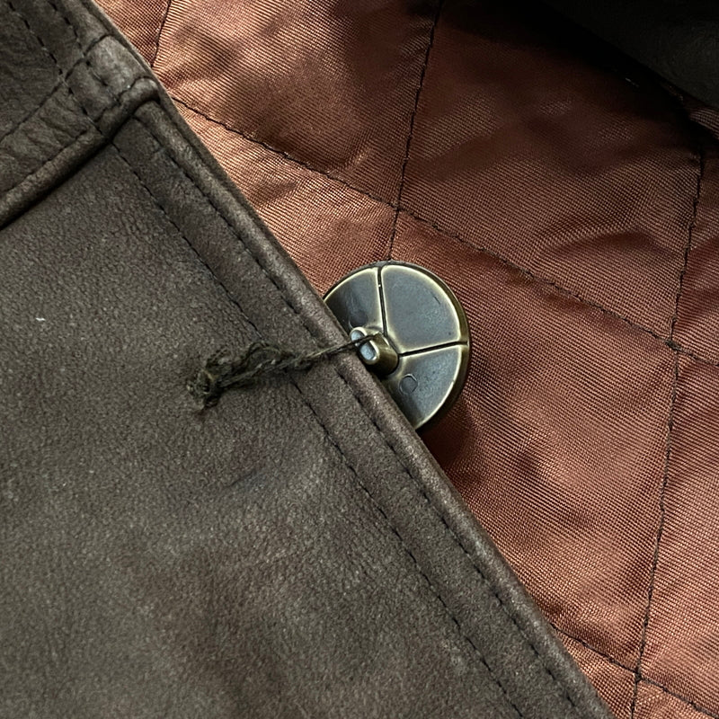 【現状渡し品】【メンズ】 BUGLE BOY ビューグル ボーイ LEATHER JACKET レザー ジャケット アウター 145-260915-sa-14-teih サイズ：M カラー：ブラウン 万代Net店