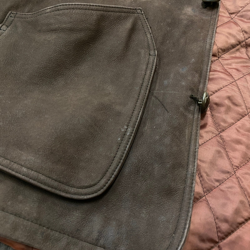 【現状渡し品】【メンズ】 BUGLE BOY ビューグル ボーイ LEATHER JACKET レザー ジャケット アウター 145-260915-sa-14-teih サイズ：M カラー：ブラウン 万代Net店