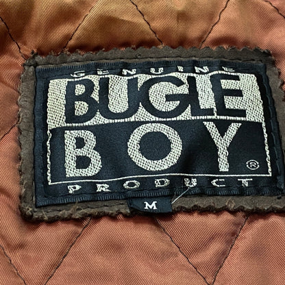 【現状渡し品】【メンズ】 BUGLE BOY ビューグル ボーイ LEATHER JACKET レザー ジャケット アウター 145-260915-sa-14-teih サイズ：M カラー：ブラウン 万代Net店