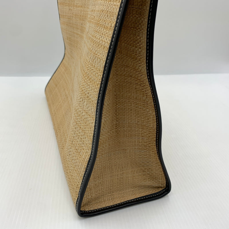 【中古品】【メンズ】 AGNESB アニエスベー RAFFIA TOTABAG ラフィアトートバッグ カバン 188-260915-sa-17-teih カラー：ベージュ系 万代Net店
