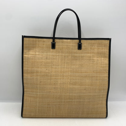 【中古品】【メンズ】 AGNESB アニエスベー RAFFIA TOTABAG ラフィアトートバッグ カバン 188-260915-sa-17-teih カラー：ベージュ系 万代Net店