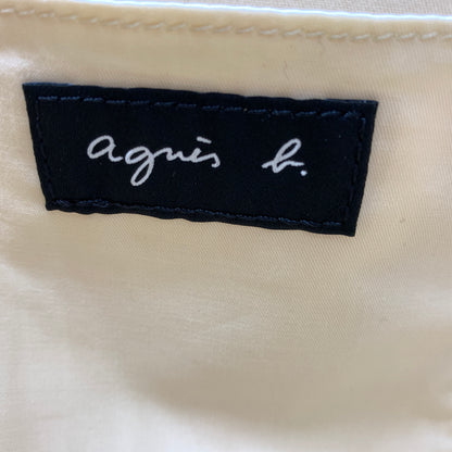 【中古品】【メンズ】 AGNESB アニエスベー RAFFIA TOTABAG ラフィアトートバッグ カバン 188-260915-sa-17-teih カラー：ベージュ系 万代Net店