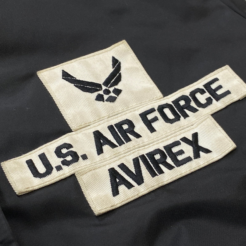 【中古品】【メンズ】 AVIREX アヴィレックス SPACE COMMAND MA-1 JACKET 6182184 スペース コマンド エムエーワン ジャケット アウター 145-260915-sa-16-teih サイズ：XL カラー：ブラック 万代Net店