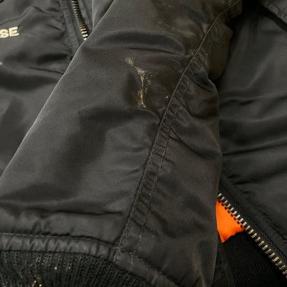 【中古品】【メンズ】 AVIREX アヴィレックス SPACE COMMAND MA-1 JACKET 6182184 スペース コマンド エムエーワン ジャケット アウター 145-260915-sa-16-teih サイズ：XL カラー：ブラック 万代Net店