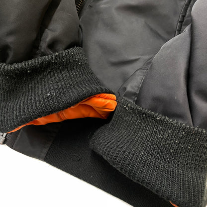 【中古品】【メンズ】 AVIREX アヴィレックス SPACE COMMAND MA-1 JACKET 6182184 スペース コマンド エムエーワン ジャケット アウター 145-260915-sa-16-teih サイズ：XL カラー：ブラック 万代Net店
